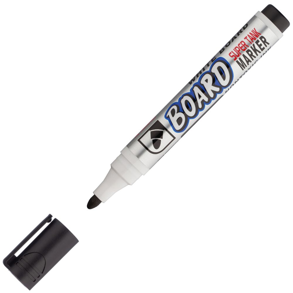 Маркер для магнитно-маркерных досок 2.0мм, Crown CBM-1000, чёрный