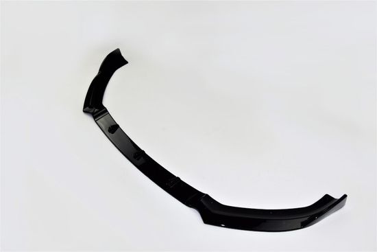 Юбка переднего бампера глянцево - черный V.1 для BMW 5 G30 G31 2017+ Sedan Touring