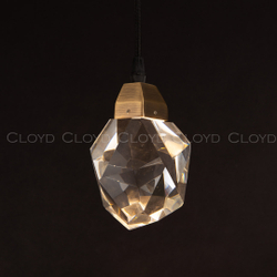 Подвесной светильник Cloyd BOZON-A P1 / выс. 16 см - латунь темная (арт.10723)