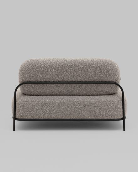 Диван Стоун new ткань букле серо-бежевый