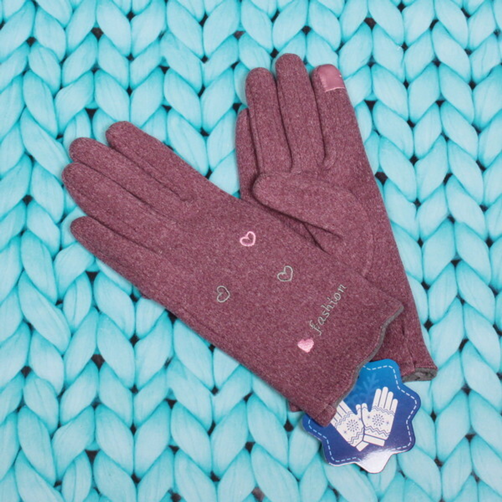 Перчатки женские «Manhattan», классика, утепленные иск. мех, микс 5 цветов, размер универсальный 23*8,5см.