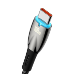 Type-C Кабель Baseus Glimmer Series Fast Charging Data Cable USB to Type-C 100W - Black