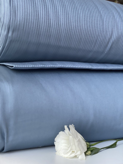 Страйп Сатин индиго