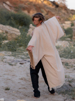 Кимоно без пояса (бежевое)