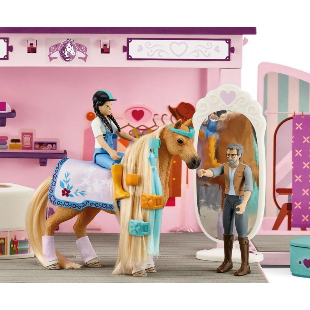 Schleich - Софийские красавицы Складной магазин Лошадиный бутик с волосами 42587 / артикул   42587  / GTIN 4059433574448