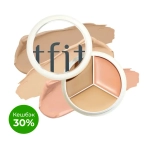 TFIT - КОНСИЛЕР С КОМПЛЕКСОМ АМИНОКИСЛОТ ПАЛЕТКА ПРОХЛАДНАЯ ЦВЕТОВАЯ ГАММА ТОНОВ COVER UP PRO CONCEALER 03 COOL, 15 ГР