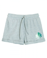 Шорты для девочки р.104 серый меланж 101131