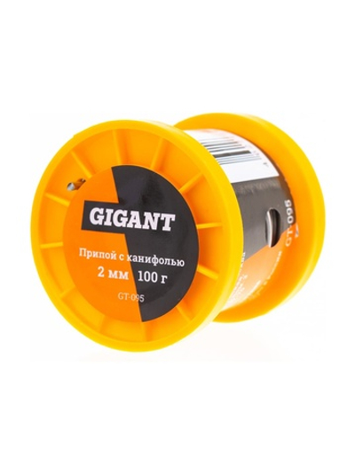 Припой Sn60 Pb40, трубка 2 мм, 100 г Gigant GT-095