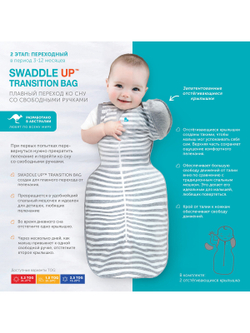 Спальный мешочек-трансформер 2-го этапа Love To Dream Swaddle UP Bamboo Мята