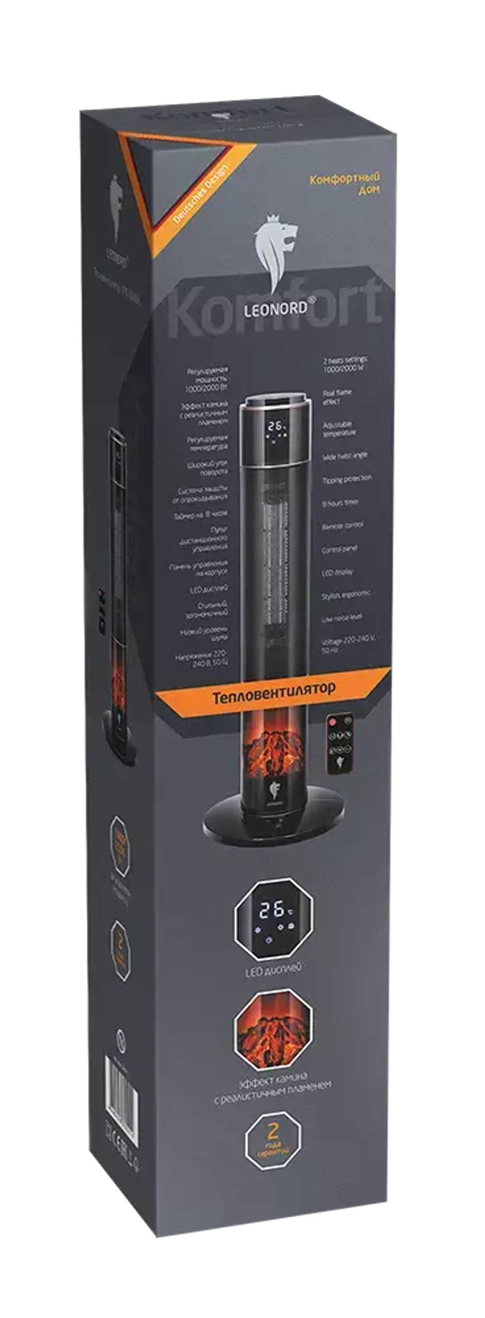 Тепловентилятор Leonord LPTC-6005K