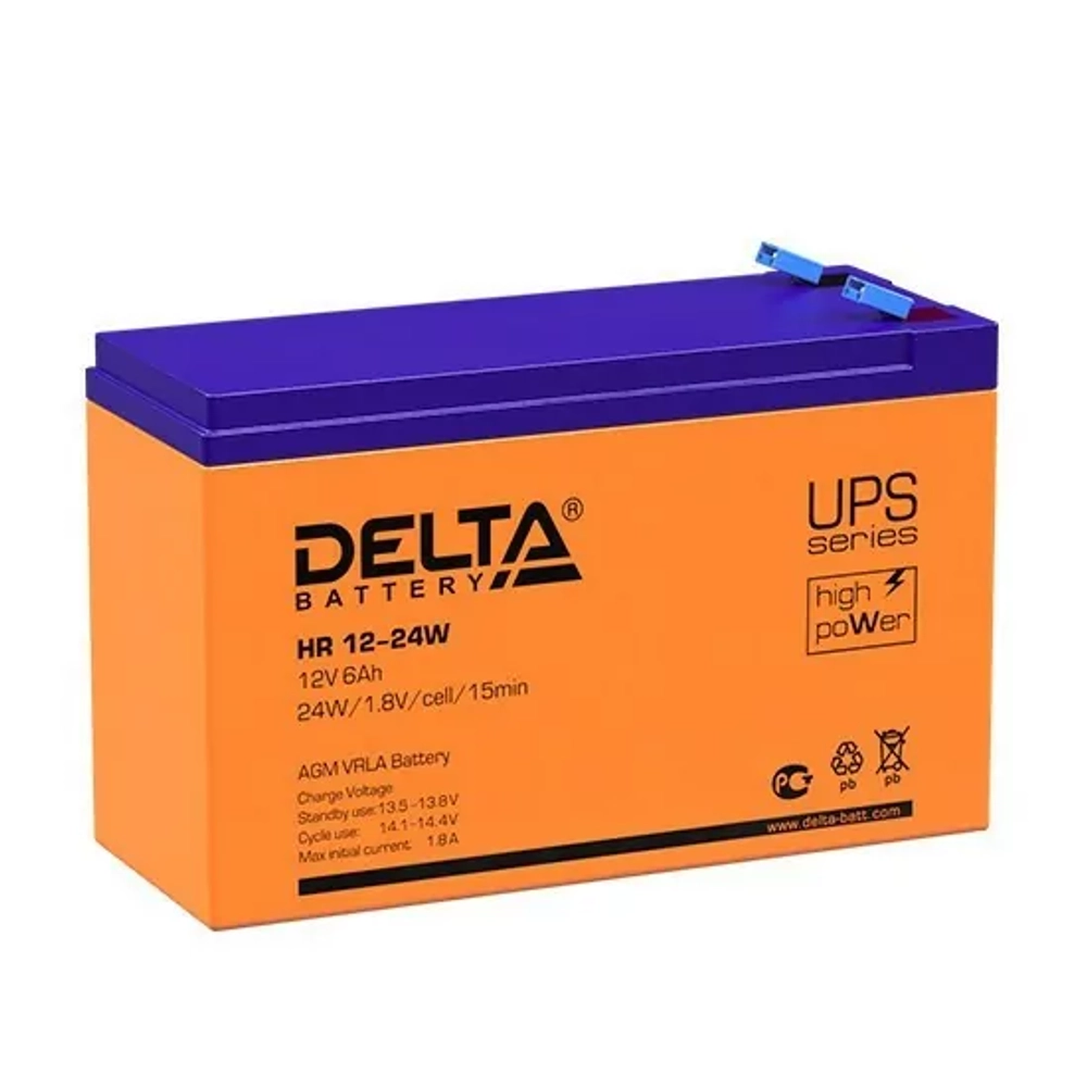 Аккумуляторные батареи Delta HR 12-24 W