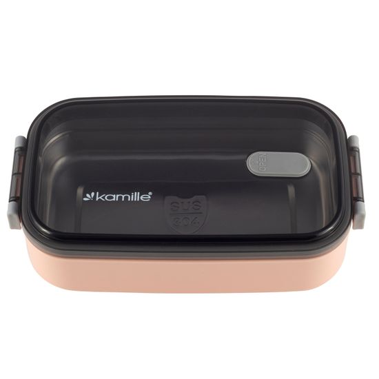 Ланч бокс 700 мл. Kamille KM 2133 (пластик, нержавеющая сталь)