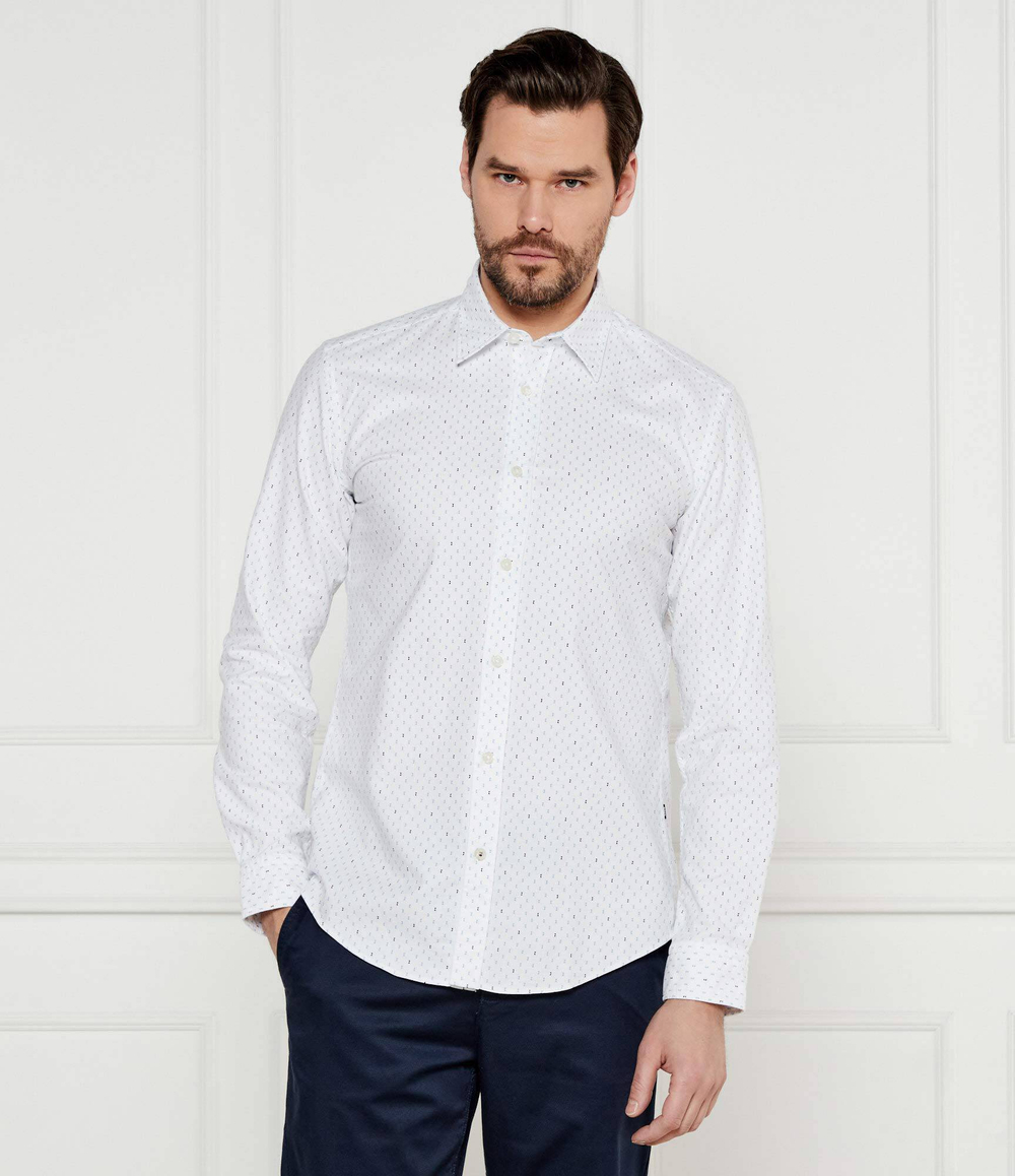 Рубашка C-ROAN-kent-C1-243 BOSS BLACK - белый(50533755)