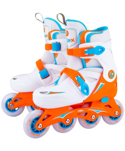 Ролики раздвижные Cricket Orange, пластиковая рама