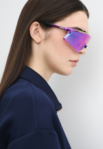 Спортивные очки 100% AEROCRAFT Gloss Purple Chrome - Purple Mirror Lens