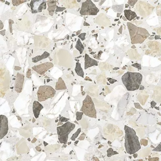 Marble-X декор Терраццо 600*600 керамогранит лаппатированный