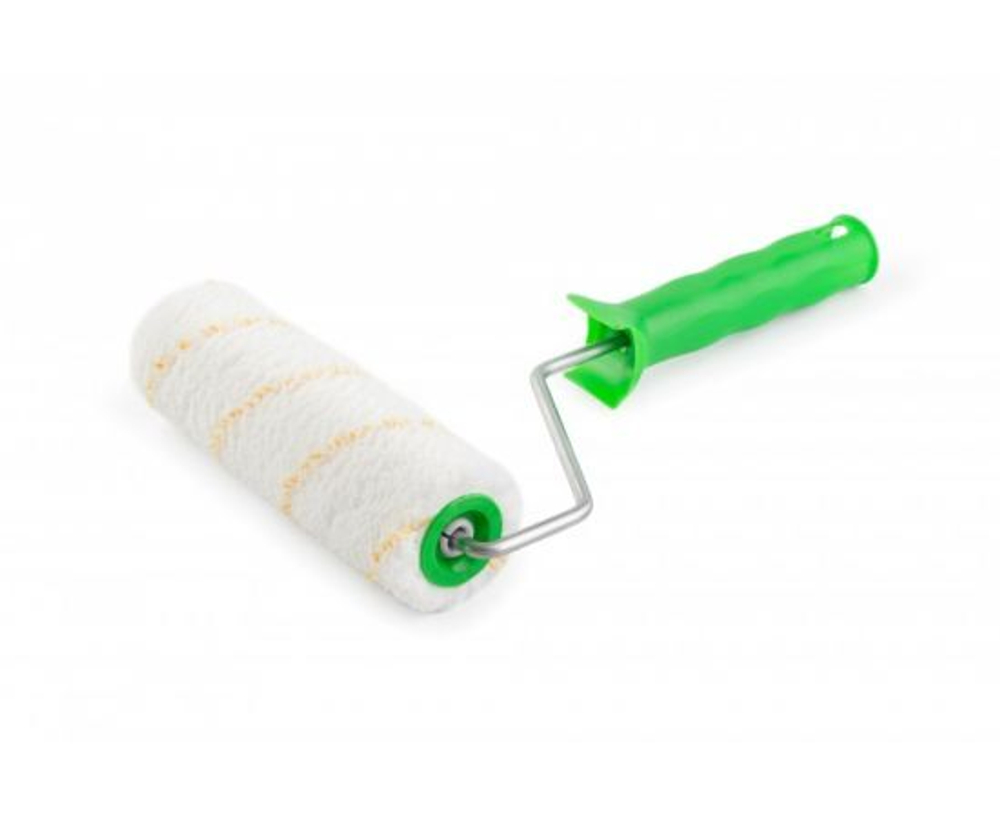 Валик для краски стен Инструмент малярный Набор для ремонта ЭКСПЕРТ Ролл микрофибра 180 мм с ручкой АРТ 74135618