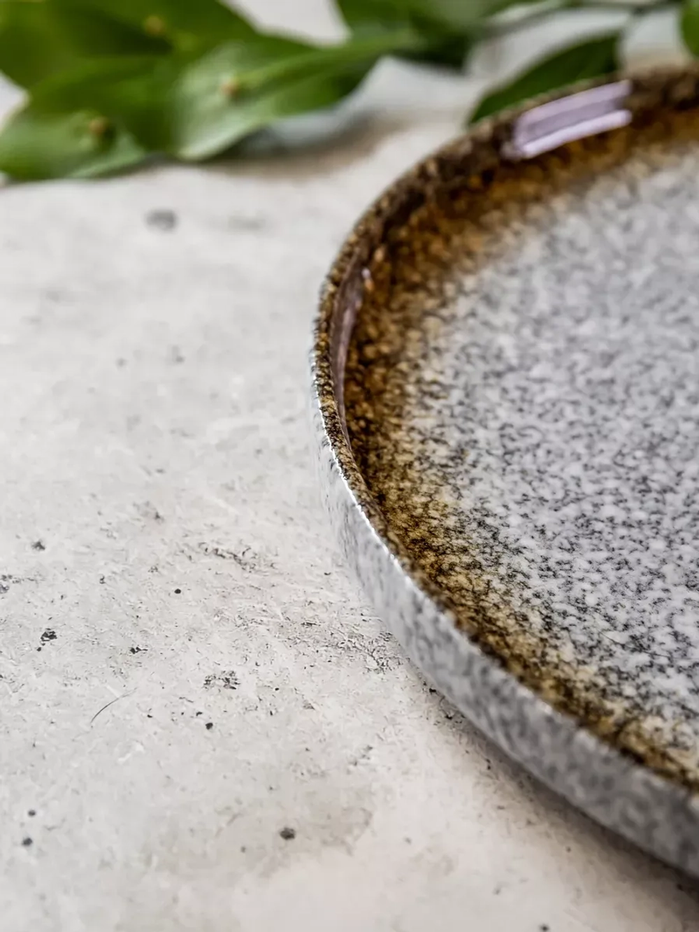 Тарелка с бортами 20 см осень