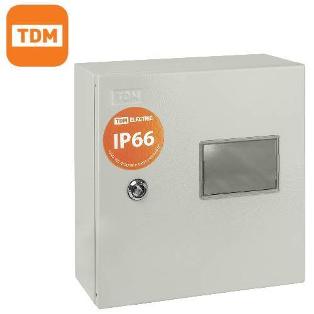 Щит металл ЩУ-1ф/1-0-3 IP66 (310х300х150) TDM 0905-0093