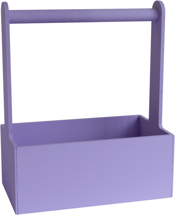 Ящик с круглой ручкой средний модель 2 (лаванда)