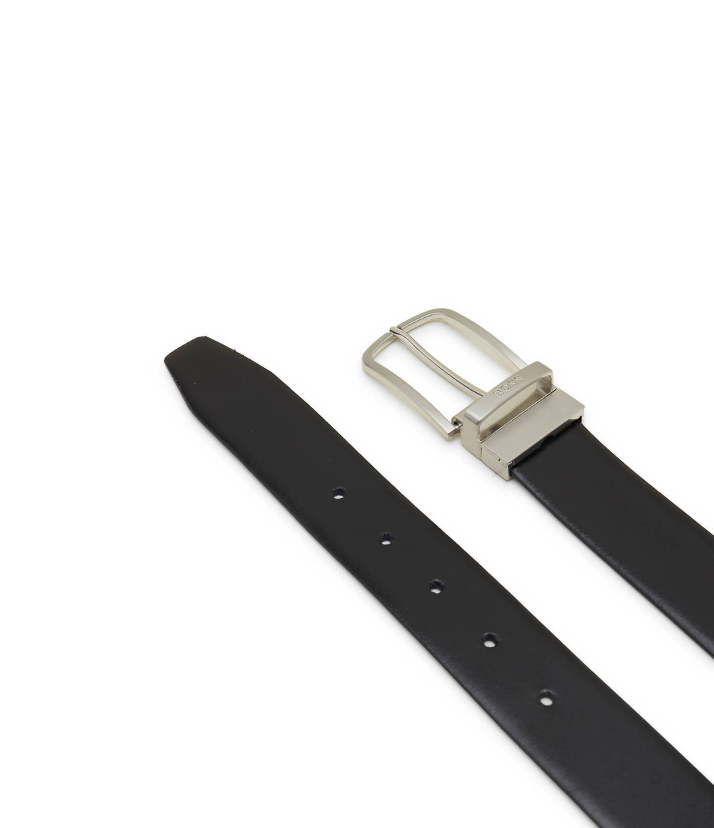 Двухсторонний кожаный ремень Owen-B BOSS BLACK - черный(50491871)