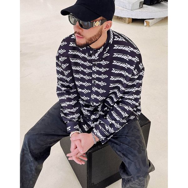 Рубашка Logo Флисовая Черная - фото 7