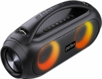 Perfeo Bluetooth-колонка "FUSION" LED, FM, TWS, MP3 USB, AUX, 25Вт, черная