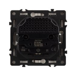 Механизм розетки с USB зарядкой SCT-NOBE-MUAC-SFPL-CA (230V, 16A) (Arlight, Кашемир) 059444