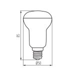 Рефлекторная лампа светодиодная KANLUX SIGO R50 LED E14 6W 4000K NW