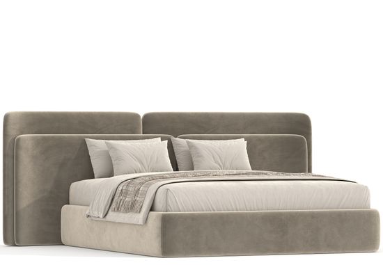 Кровать Пикассо с широким изголовьем