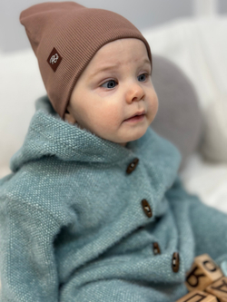 Шапка детская двухслойная Тауп Грей