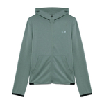 Oakley Sweatshirts Drop Shoulder Sleeve Moderate No Fleece Lined Solid Color Zip Closure Foa407980 74o