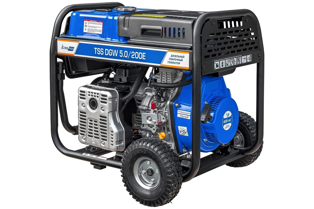 Дизельный сварочный генератор TSS PROF DGW 5.0/200E 045621