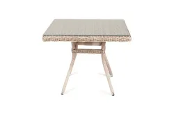 "Айриш" стол плетеный из искусственного ротанга, цвет бежевый