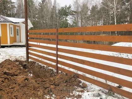 В «Усадьбе Романово» начато строительство фундамента для автоматических откатных ворот