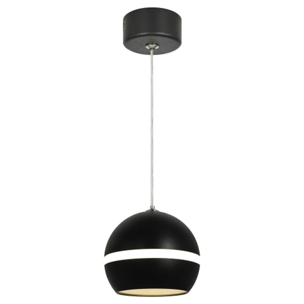 Светильник подвесной (подвес) ЭРА PL21 BK GX53 потолочный шар черный