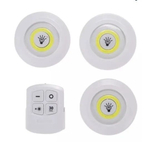 Набор беспроводных LED светильников с пультом управления 3 шт, Светодиодная подсветка для кухни, под шкафы