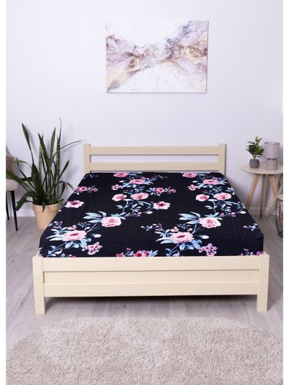 Простыня на резинке  Виола,  180x200х30 см. , бязь  DOMTEKC