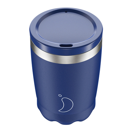 Chilly's Bottles Термокружка Coffee Cup 340 мл Matte Blue