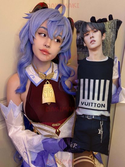 Мини дакимакура Ли Минхо из Стрей Кидс | Stray Kids арт. M1010, 60х20 см