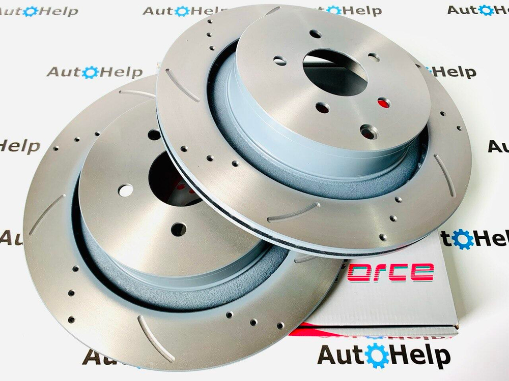 Диск тормозной перфорированный G-Brake GFR-21136L задний левый 350mm