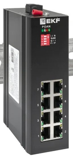 Коммутатор промышленный неуправляемый EKF TSX-U-8GTP