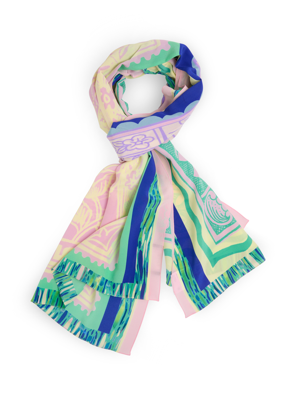 Шарф из шелка