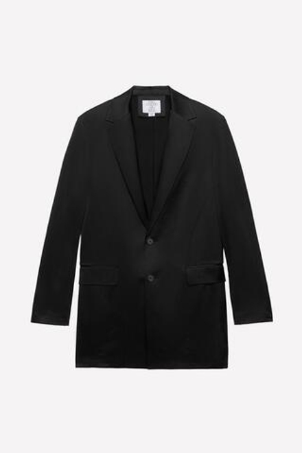 ZARA X LUDOVIC DE SAINT SERNIN СВОБОДНЫЙ БЛЕЙЗЕР, ЧЕРНЫЙ