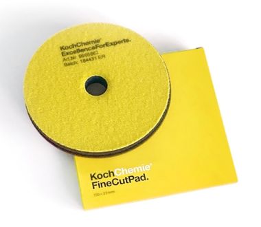 KCU 999581 Fine Cut Pad Полутвердый полировальный круг желтый 126x23мм.