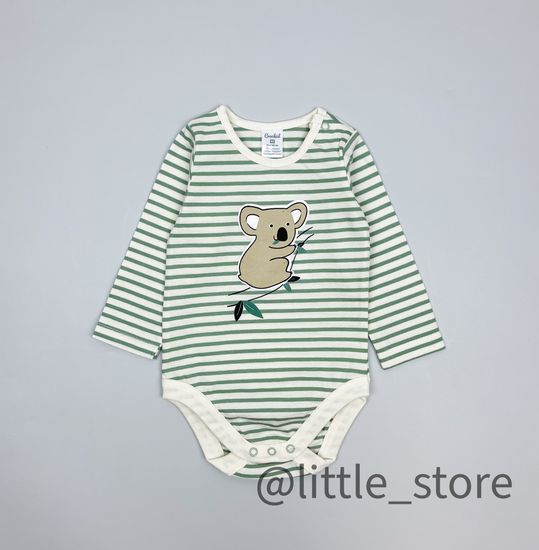 Боди хлопковое "Прятки в листьях"