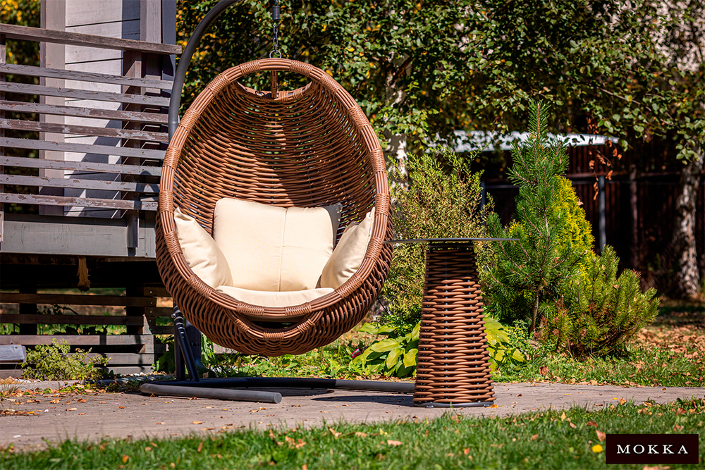 MOKKA MAJORCA подвесное кресло, цвет капучино