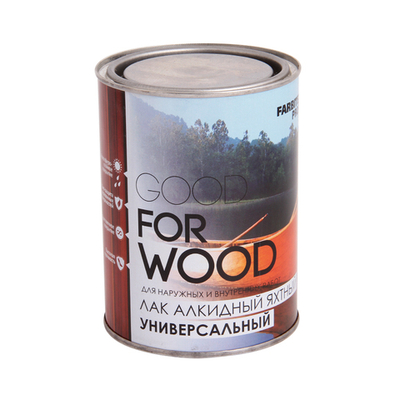 Лак уралкидный яхтный 0,9л. высокоглянцевый FARBITEX PROFI  GOOD FOR WOOD