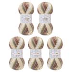 Пряжа Alize (Ализе) Baby Best Batik / уп.5 мот. по 100 г, 240м, 1893 секционный