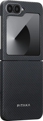Чехол Pitaka MagEZ case 5 для Samsung Galaxy Z Flip6, Чёрно-серая (FBFLIP6)